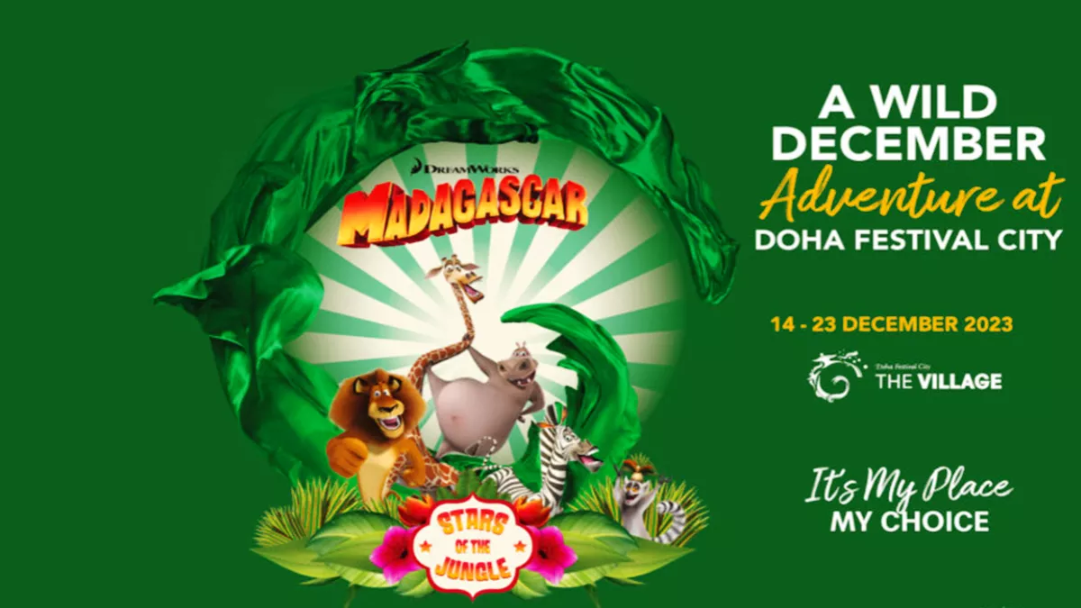 'Madagascar Stars of the Jungle' stage show on 14 to 23 December 2023