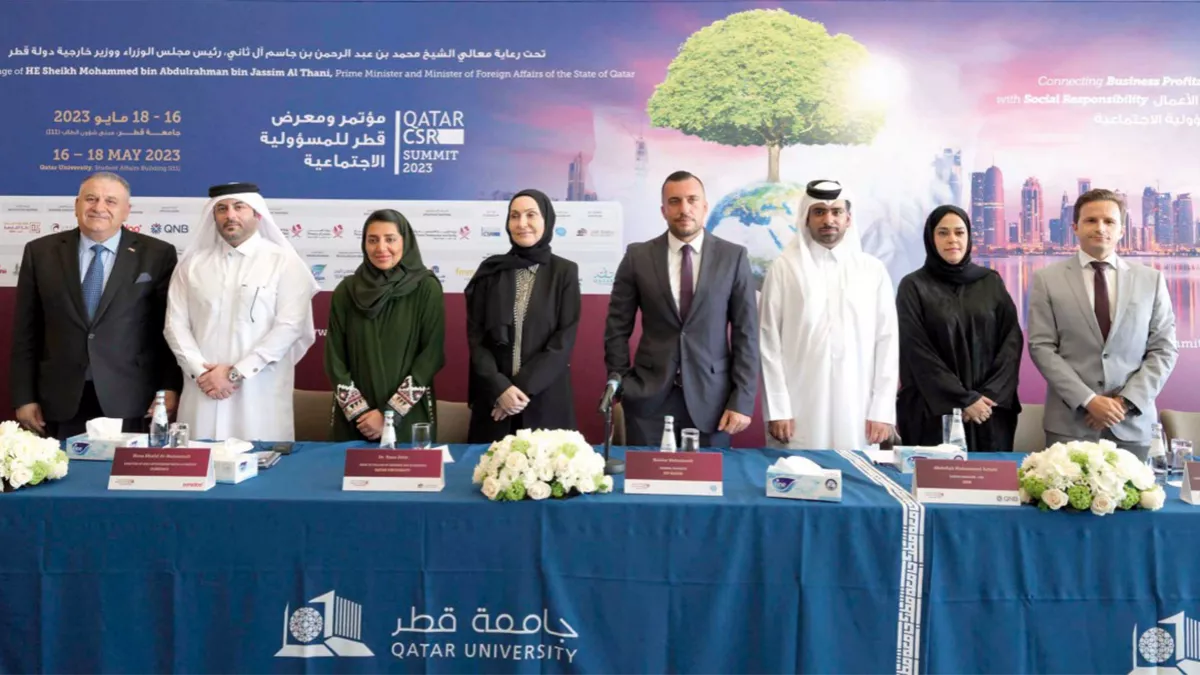 QU revealed the details of the upcoming ‘Qatar CSR Summit’ in QU from May 16 to 18