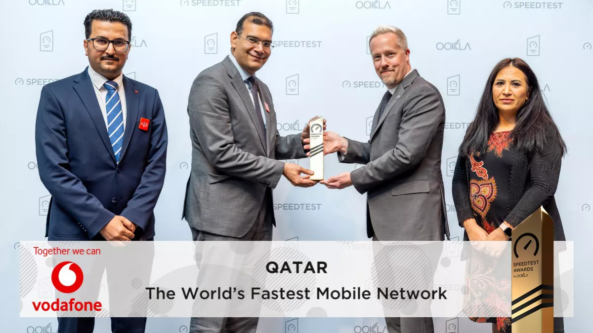 Vodafone Qatar is the World’s Fastest Mobile Network, making it the new global benchmark for mobile network speed