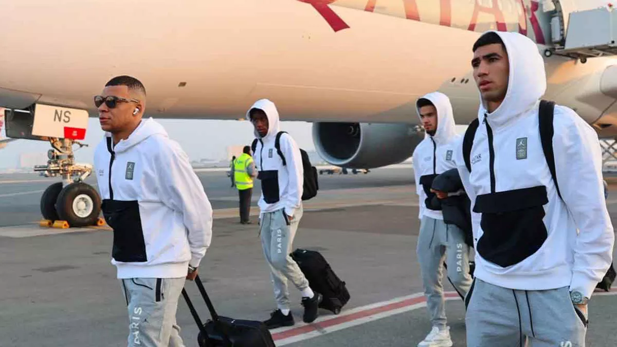PSG players have arrived in Qatar for Doha winter tour