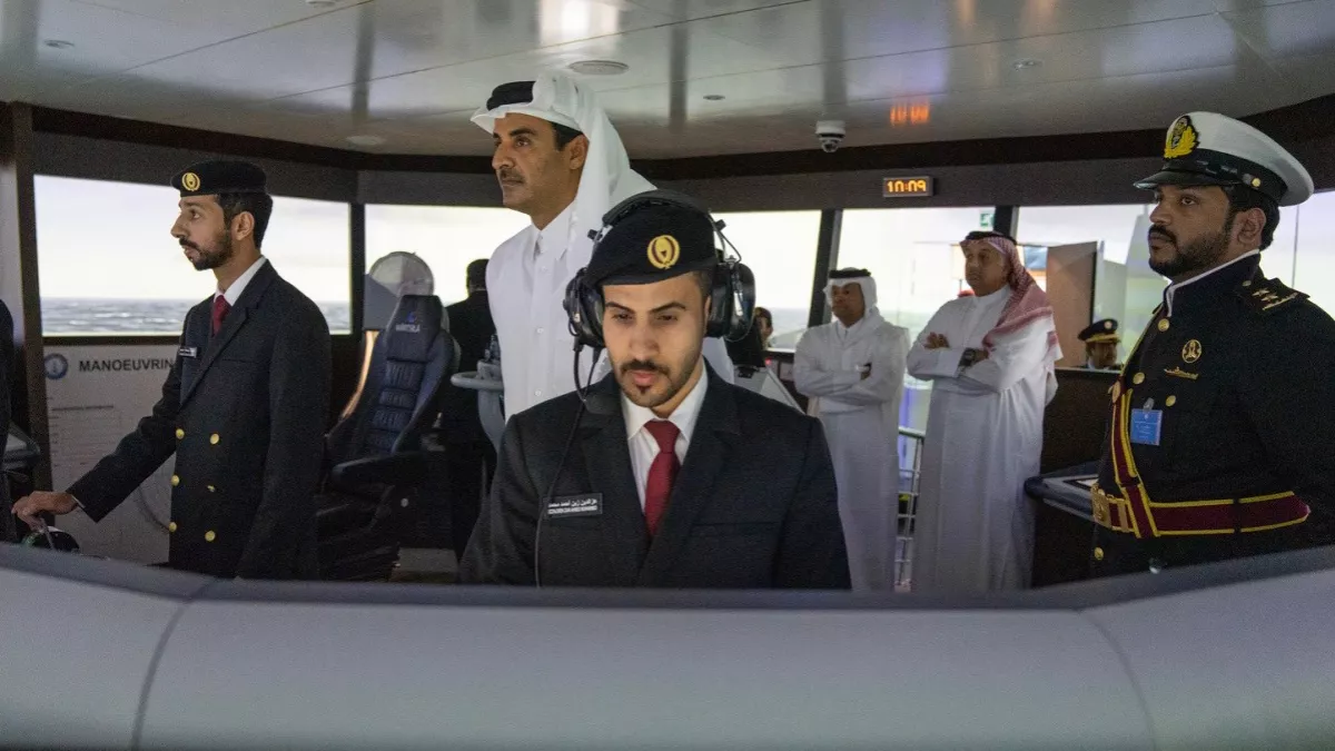 Mohammed bin Ghanim Al-Ghanim Naval Academy in Al-Shamal inaugurated by Amir