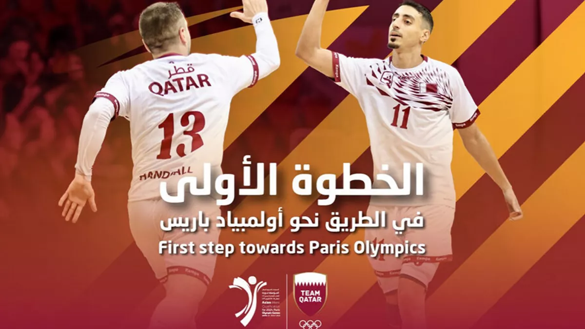 Qatari handball team defeated its Chinese counterpart in first match of Asian men’s handball qualifiers for the 33rd Summer Olympic Games 
