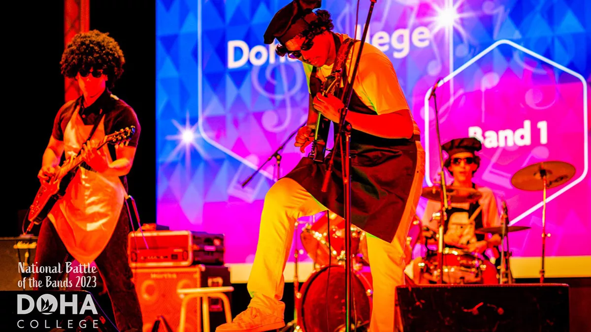 Battle of the Bands; 12 bands showcased their performance at Doha College
