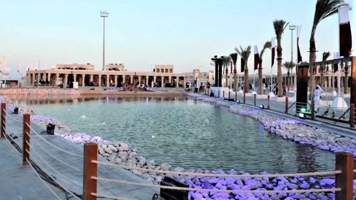 Darb Al Saai activity simulated historic pearl diving and traditional Qatari game ‘dama’