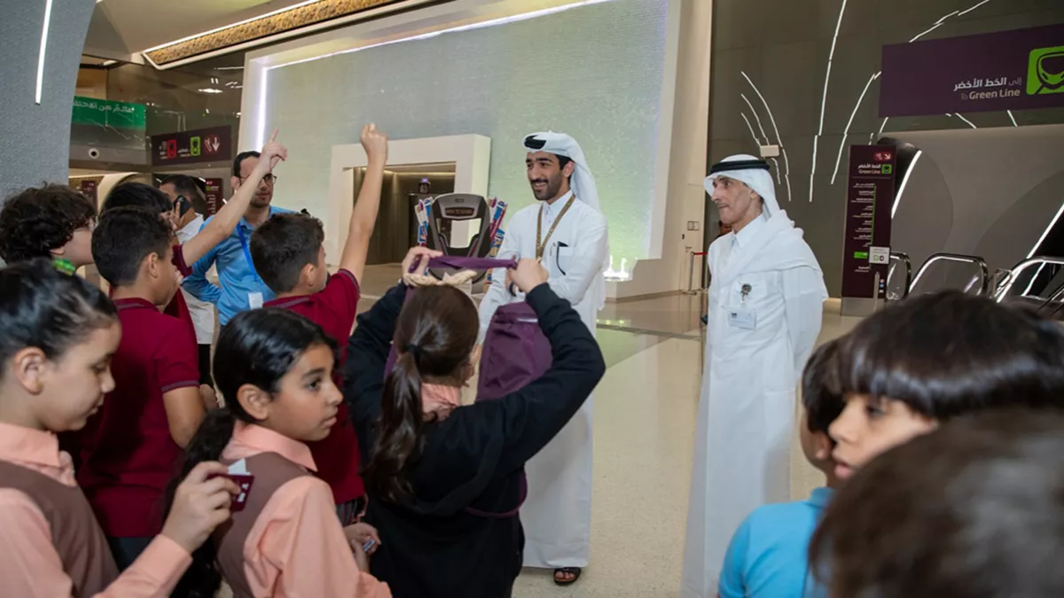 Qatar Rail announced the resumption of its’ school visits programme providing exciting experience of knowledge and exploration to students