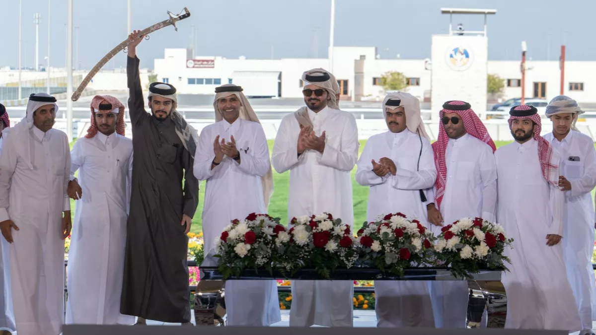 Annual purebred Arabian Camel Racing Festival; Sheikh Joaan crowned the winners 