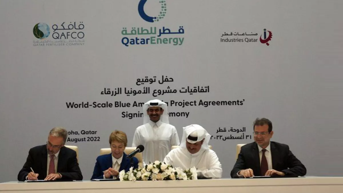 World’s largest blue ammonia plant announced by QatarEnergy 