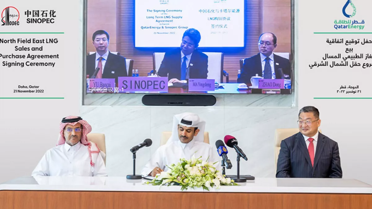 Sinopec seals 27-year 4 MTPA LNG supply agreement with Qatar