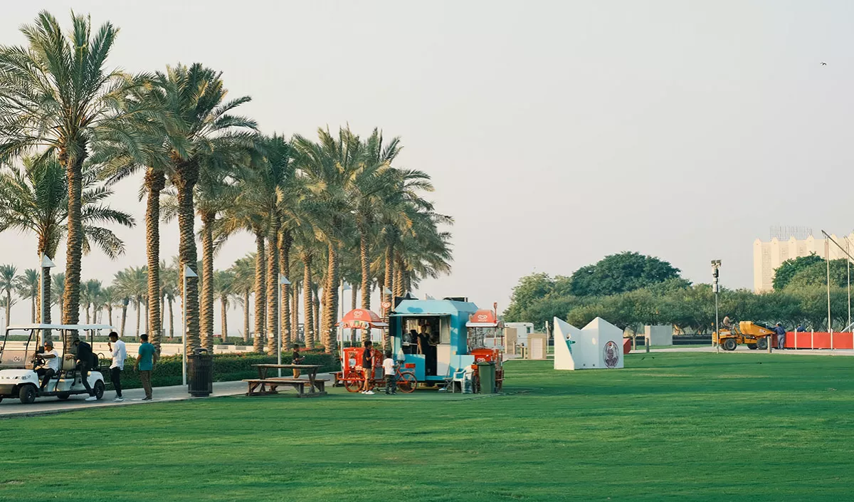 Public parks and beaches in Qatar attracted major portion of visitors during World Cup