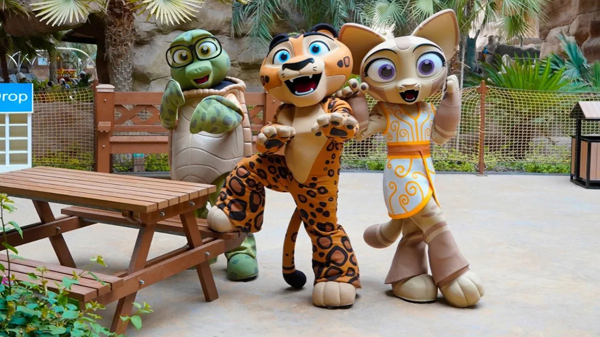 Desert Falls Water & Adventure Park announces the release of their animated video song starring the beloved waterpark mascots; Lenny, Sami and Sandy