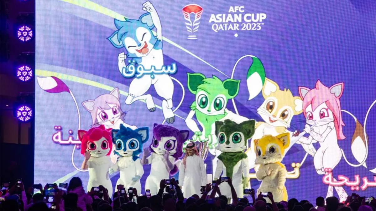 Five desert rodents — Saboog, Tmbki, Freha, Zkriti and Traeneh — re-appear to be the  face of Asian Cup Qatar 2023