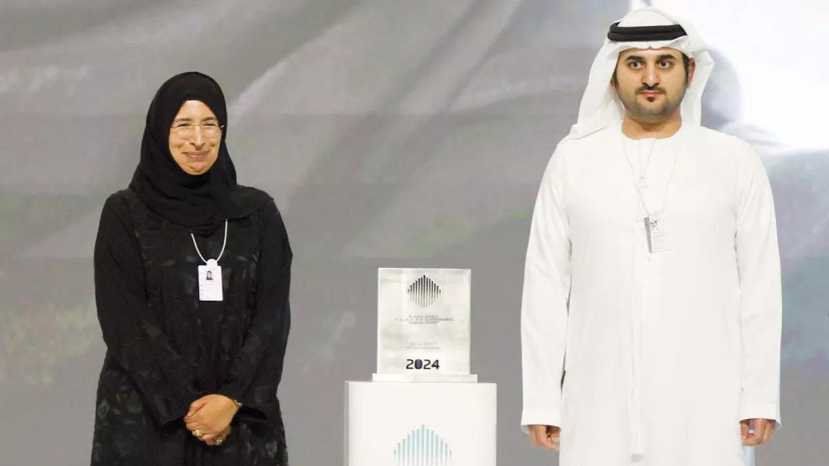 Minister of Public Health H E Dr. Hanan Mohammed Al Kuwari honoured with the “Best Minister Award”