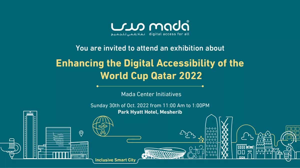 Introductory workshop held by MADA on enhancing digital accessibility to World Cup