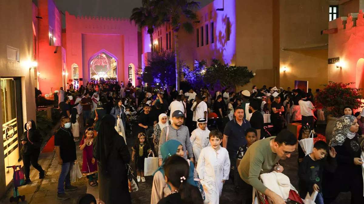 Garangao Night held on Sunday by Katara; thousands of children and their families participated 