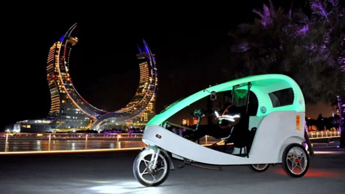 Trendy E-Rickshaws offer environment-friendly transport option in Lusail