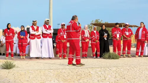 QRCS’s 9th Disaster Management Camp was launched yesterday