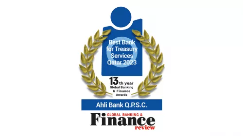 Ahlibank named the ‘Best Bank for Treasury Services Qatar 2023’