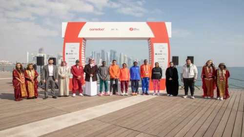 2023 Doha marathon organized by Ooredoo; a complete sell-out with 8,000 runners taking their places