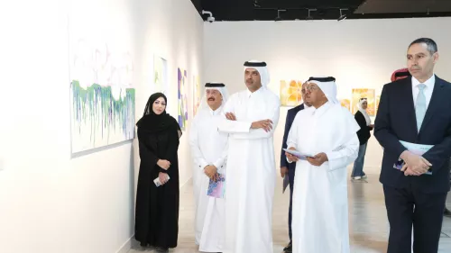 Katara opened the “Flowers of My Country” exhibition on Monday at Katara