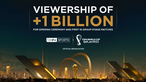More than a billion cumulative views of the opening ceremony and first round matches on flagship channel beIN Sports