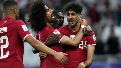 Qatar with a score 3-2 qualifies for the finals of AFC Asian Cup Qatar 2023