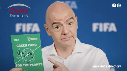 FIFA launches ‘Green Card’ initiative as Infantino promises carbon-neutral World Cup   